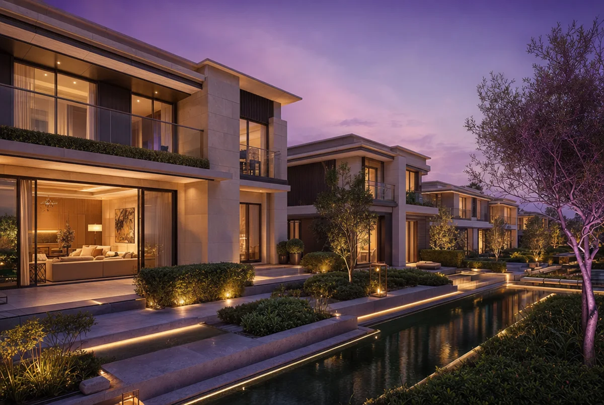 Render of the Garden Villas low-rise homes