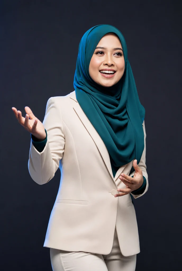 Aisyah Rahman coaching a live public-speaking session