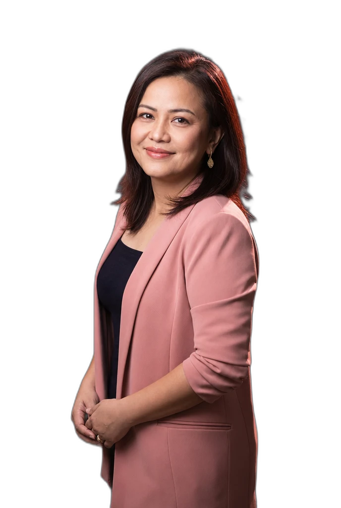 Adeline Majulin, emotional-intelligence specialist and Sabahan HR veteran, warm and composed